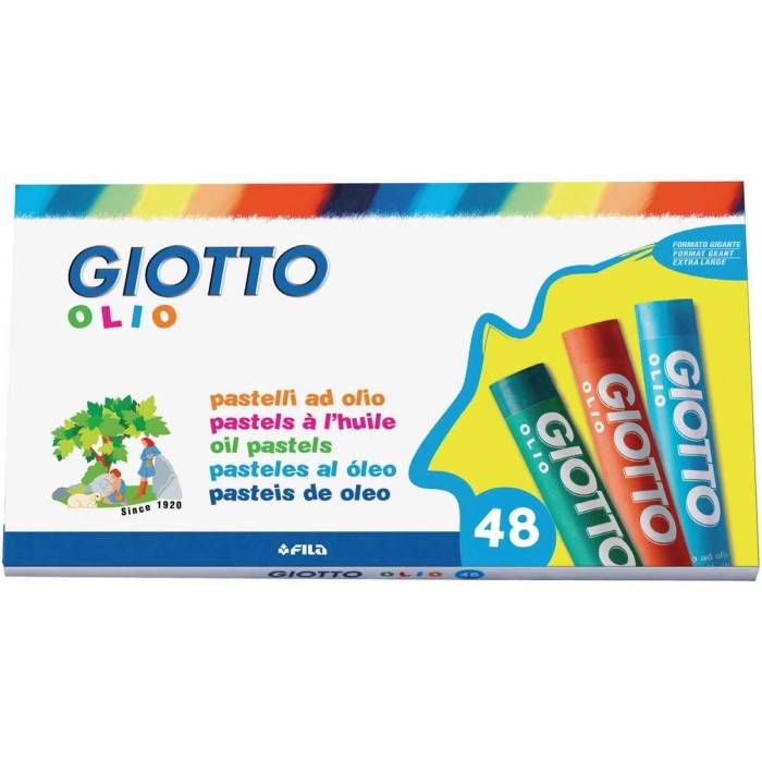 Giotto Olio - Yağlı Pastel Boya (Silindir) 48 Renk