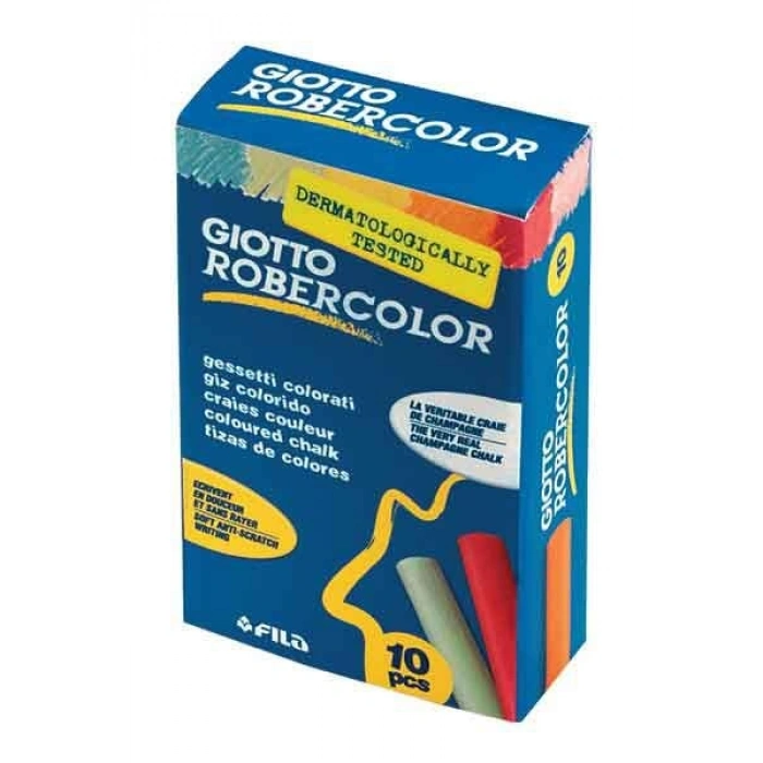 Giotto Robercolor Tebeşir KARIŞIK RENKLİ 10lu Kutu