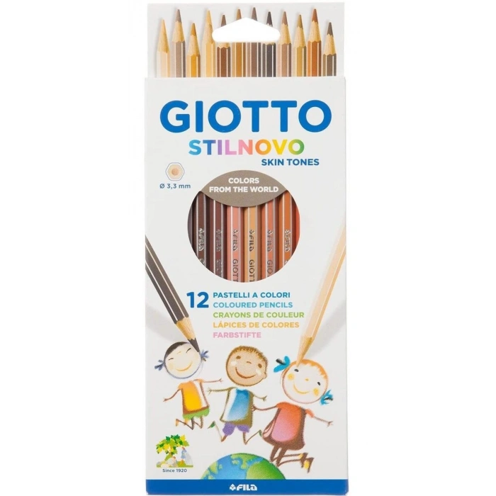 Giotto Stilnovo Skin Tones Profesyonel Kuru Boya 12 Renk Ten Renkleri