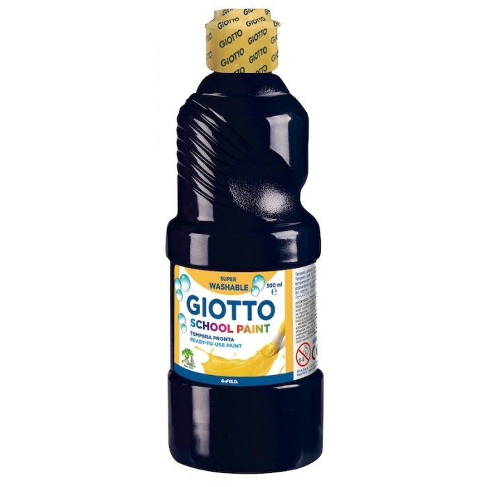 Giotto Tempera Guaj Boya 500 ml. SİYAH