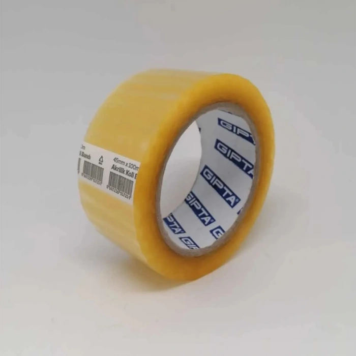 GIPTA 45x100 mt ŞEFFAF AKRİLİK KOLİ BANDI