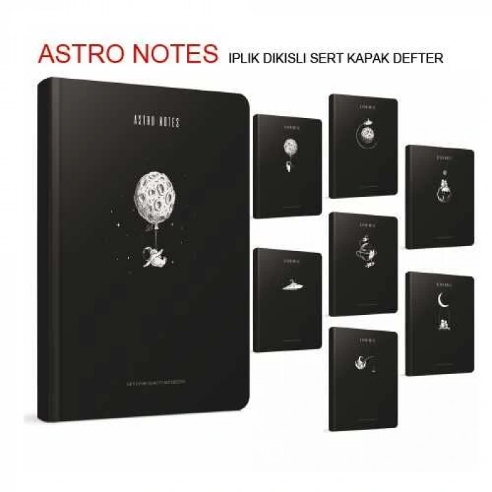 GIPTA ASTRO NOTES A6 80 YP ÇİZGİLİLİ SPR KARTON KAPAK DEFTER 6087 2011