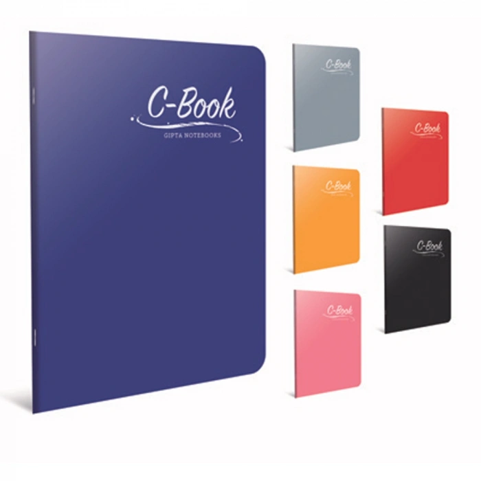 Gıpta C Book Dikişli Plastik Kapak Defter A5 80 YP Çiz.
