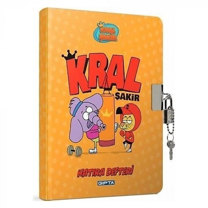 Gıpta Hatıra Defteri Kral Şakir Kilit.ip.Dk.Sert Kapak 14x20-96 YP