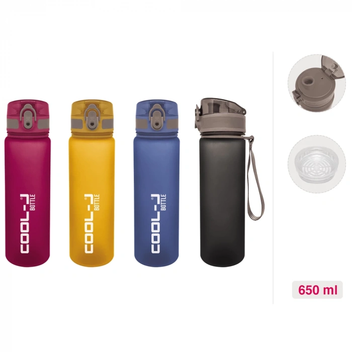 Gıpta Matara Kilitli 650 ML Pctg 4 Renk Mıx K757800