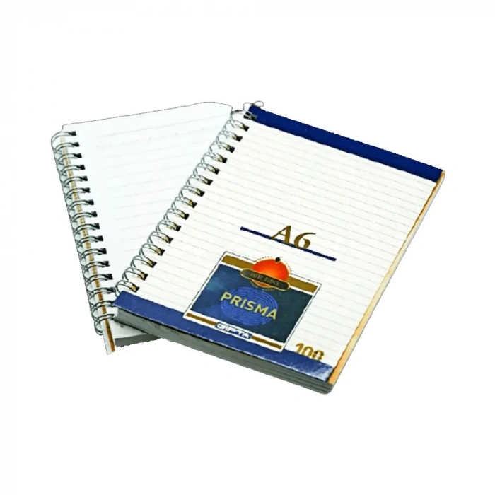 GIPTA PRISMA A6 100 YP. ÇİZGİLİ BLOKNOT KART.KAPAK 1654