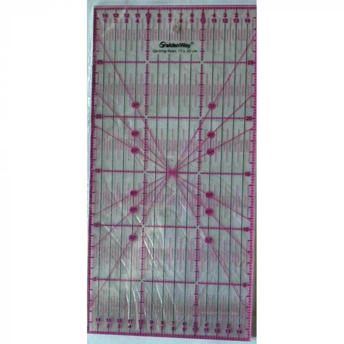 Golden Way Kapitone Cetvel 15*30 cm