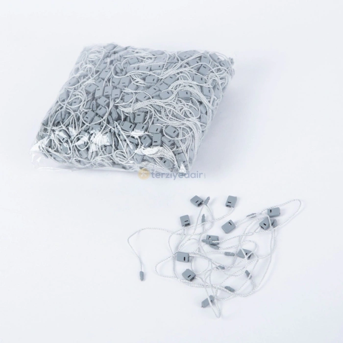 Gri Kilitli Etiket İpi