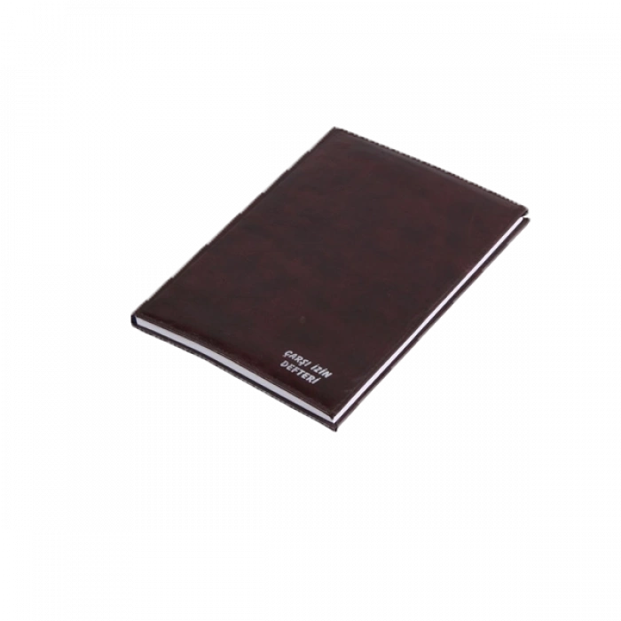 Gülpaş Çarşı İzin Defteri Ciltli Suni Deri 525