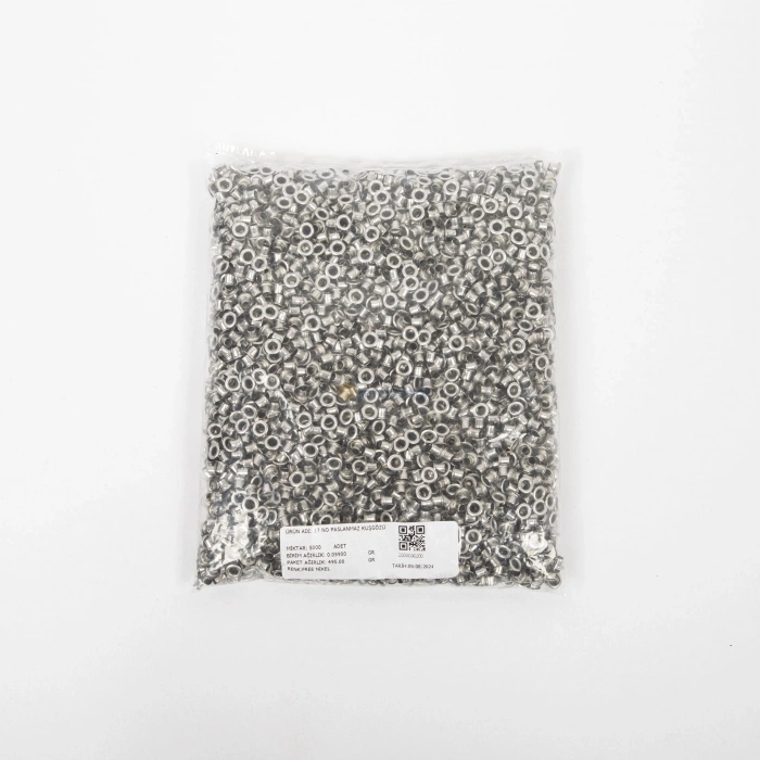 Gümüş(Nikel) No17 Kuşgözü 5000 adet