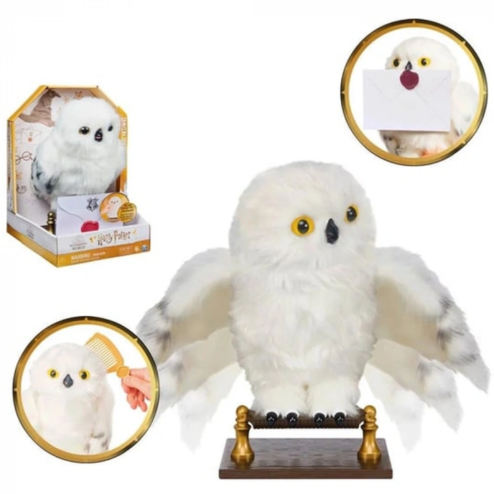 Harry Potter İnteraktif Büyüleyici Hedwig Baykuş Peluş Oyuncak 23 Cm 6061829