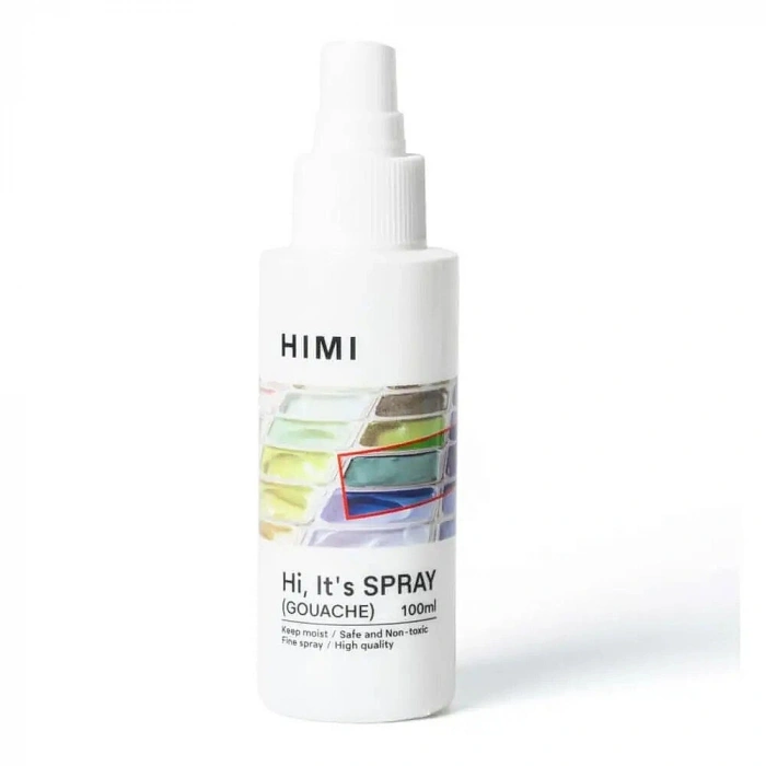 HIMI Spray Gouache Activator 100 ml (Boyayı nemli tutar, yeniden aktive eder ve bakteri oluşumunu önler)