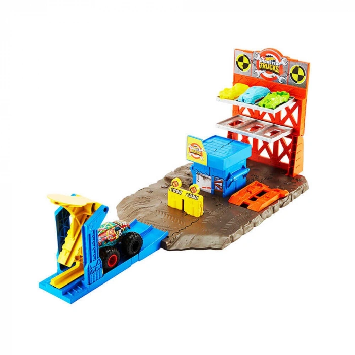 Hot Wheels Monster Trucks Patlama İstasyonu Oyun Seti