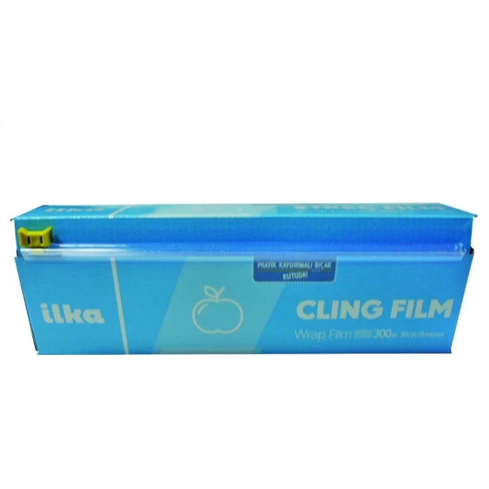 İlka Wrap Streç Film 45 x 300 Mt 8 Mic Kutulu ( 1 Adet )
