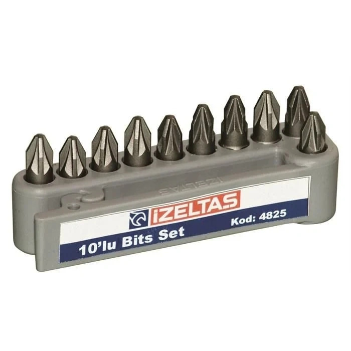 İZELTAŞ 4825000002 Pozidriv Bits Set 25 mm Pz2