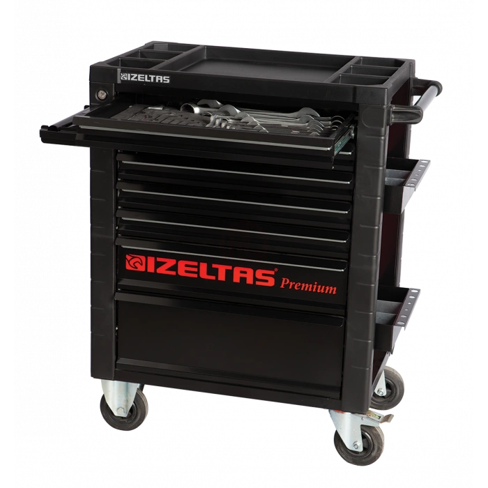 İzeltaş Premium Serisi Takım Dolabı 7 Çekmece Dolu 242 Parça