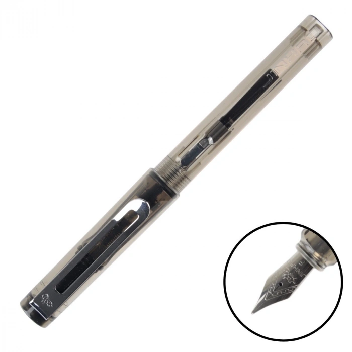 Jinhao Dolma Kalem Fine Şeffaf Siyah