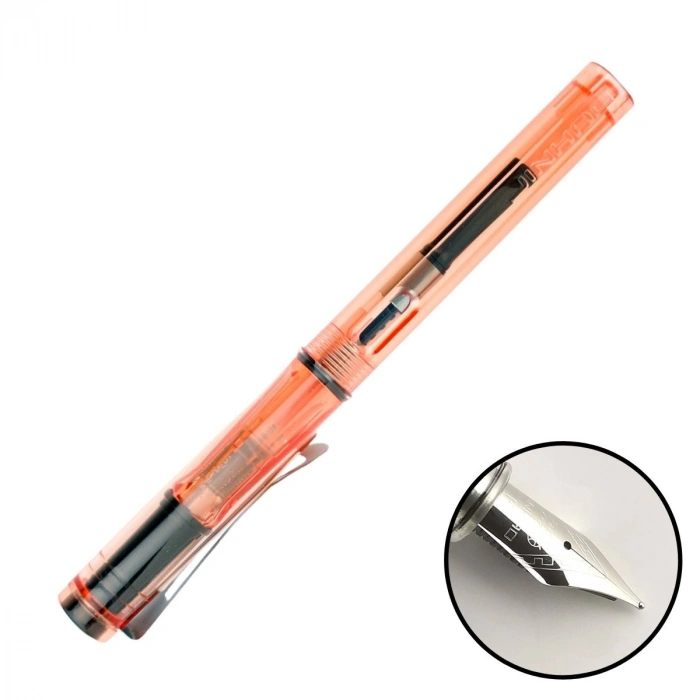 Jinhao Dolma Kalem Fine Şeffaf Turuncu