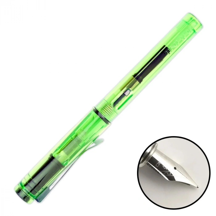 Jinhao Dolma Kalem Fine Şeffaf Yeşil