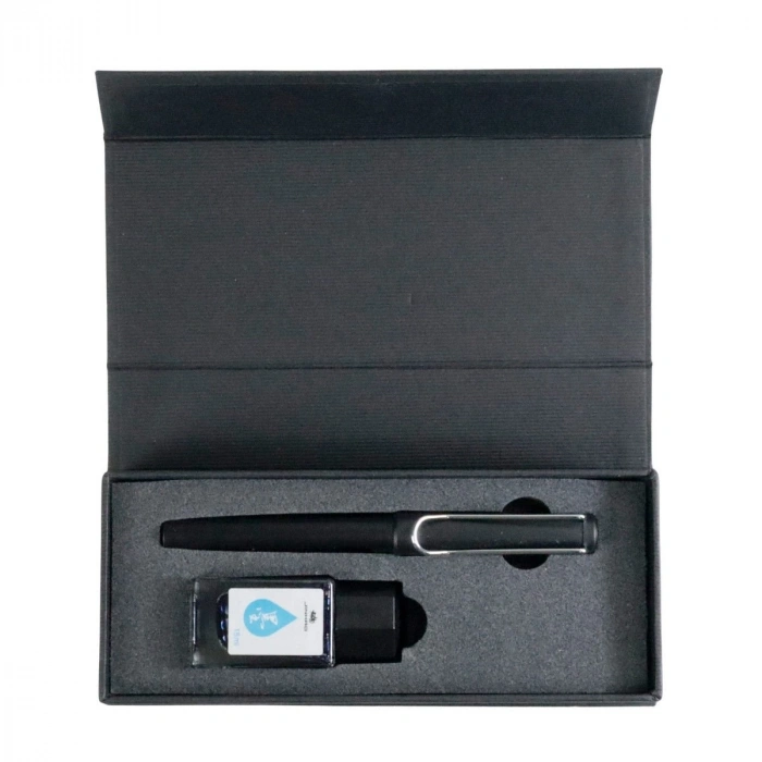 Jinhao Dolma Kalem Seti 15ml Mürekkepli Kutulu Siyah