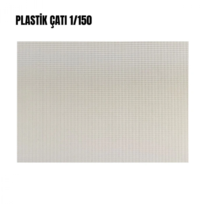 Jordania Plastik Çatı Beyaz A4 1/150