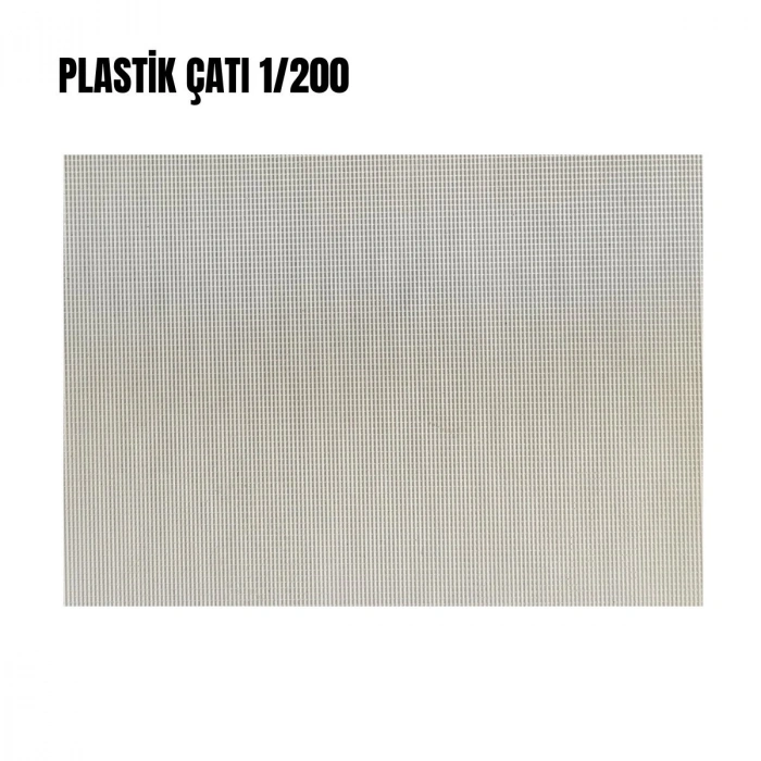 Jordania Plastik Çatı Beyaz A4 1/200