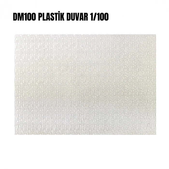 Jordania Plastik Duvar Beyaz A4 1/100