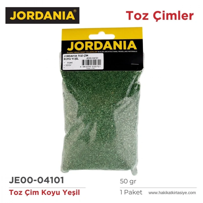Jordania Toz Çim Koyu Yeşil 50gr
