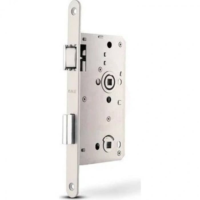 Kale Alman Tipi Banyo Wc Kilidi Oval Krom 55 mm - 150BAD00016