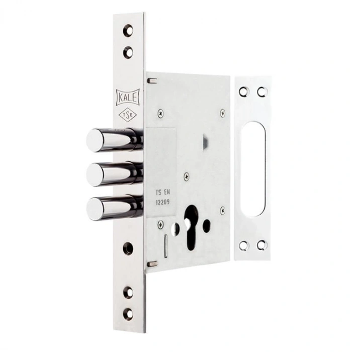 Kale Çelik Kapı Emniyet Kilidi Plus Krom 60 mm (68 mm Silindirli) - 25700000005