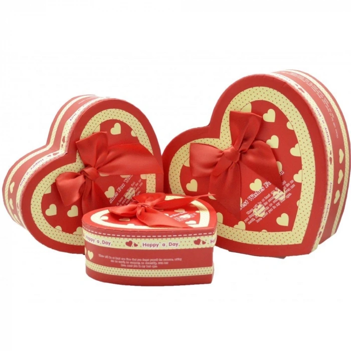 Kalpli Hediye Kutusu 3lü