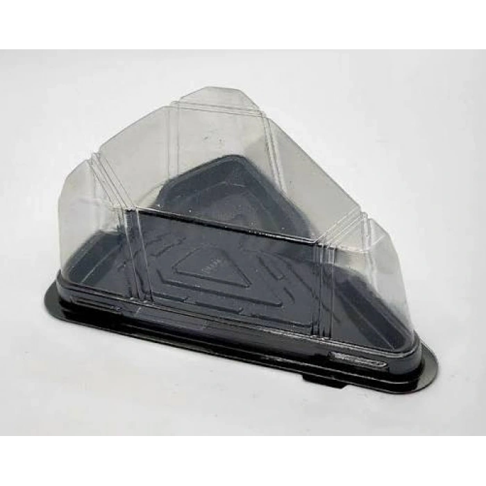 KAPAK PET ÜÇGEN PASTA 10,5 GR ŞEFFAF SERPET 200 ADET