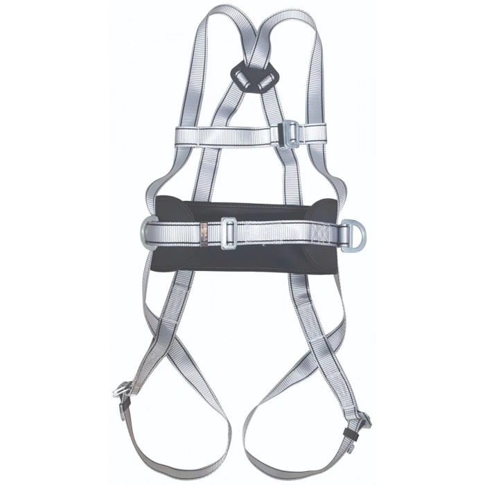 Karam Paraşüt Tipi Emniyet Kemeri Karfit Göğüs Metal Tokalı Statik Halatlı EN 361-358