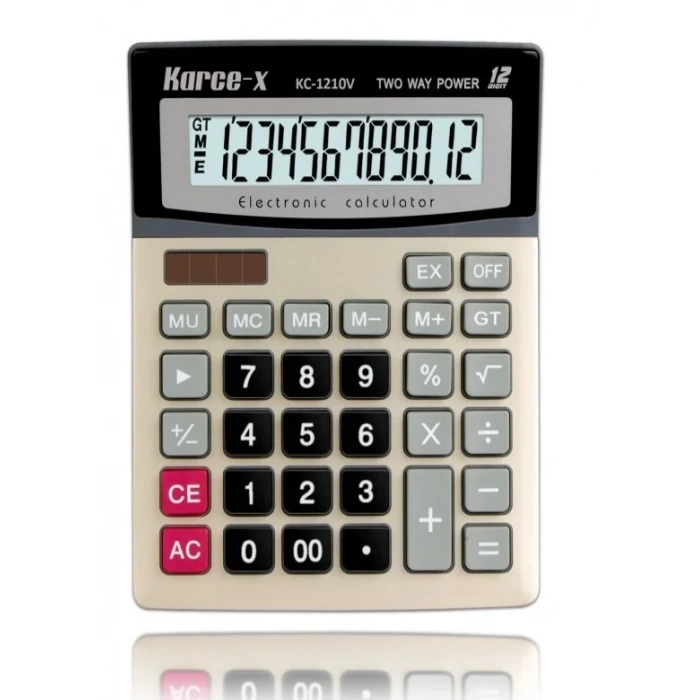 Karce-X KC-1210V Masaüstü 12 Hane Hesap Makinası