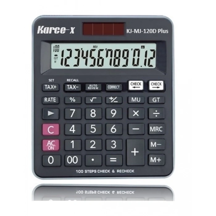 Karce-X KC-MJ-120D Plus Masaüstü 12 Hane Hesap Makinası