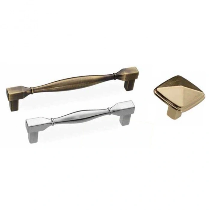 Kare Düğme Antik Bakır