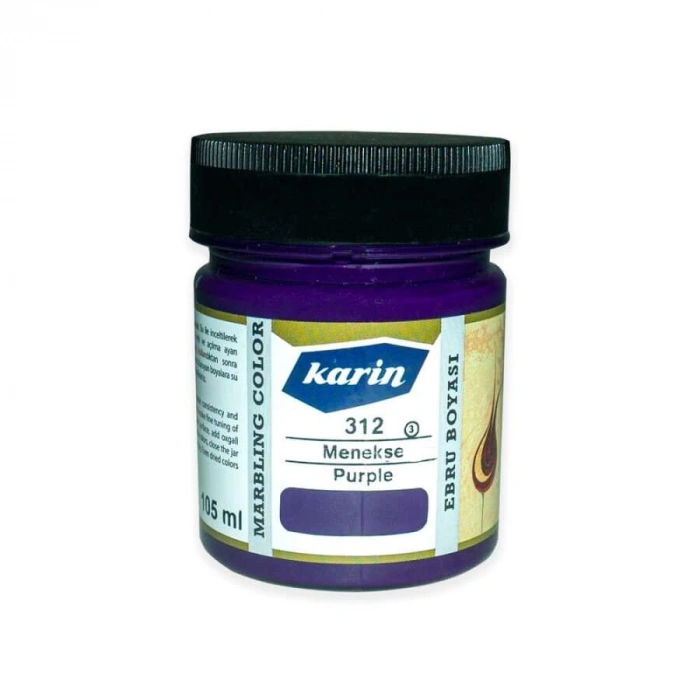 Karin Ebru Boyası 105 ml S:312 Menekşe