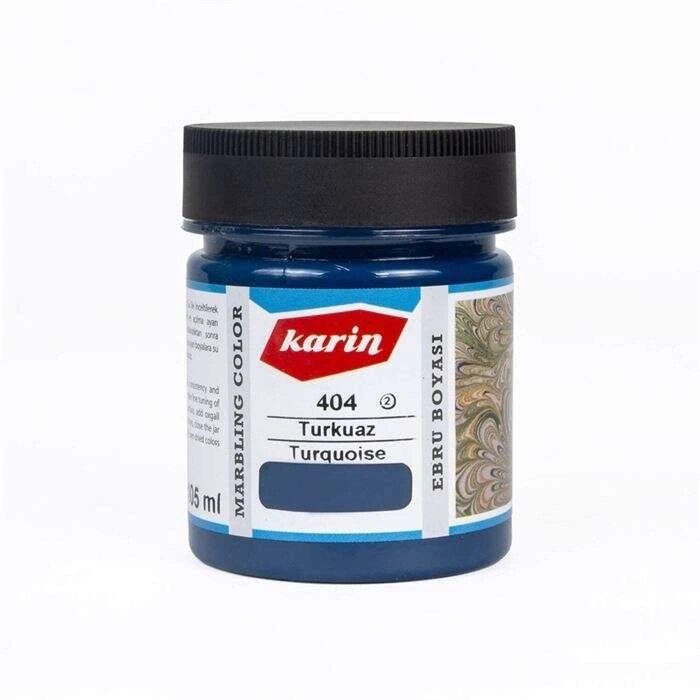 Karin Ebru Boyası 105 ml S:404 Turkuaz