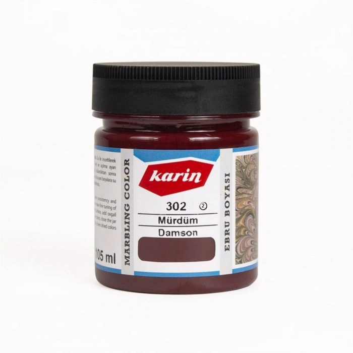 Karin Ebru Boyası 105ml 302 Mürdüm