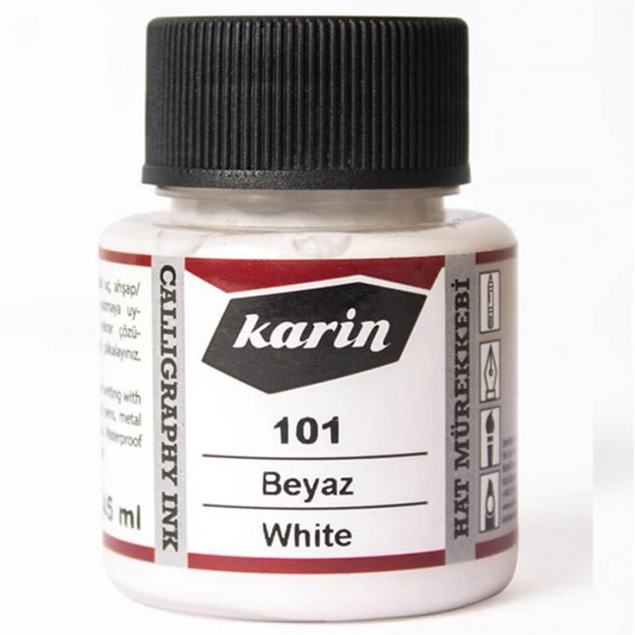 Karin Hat Mürekkebi 101 Beyaz 45ml