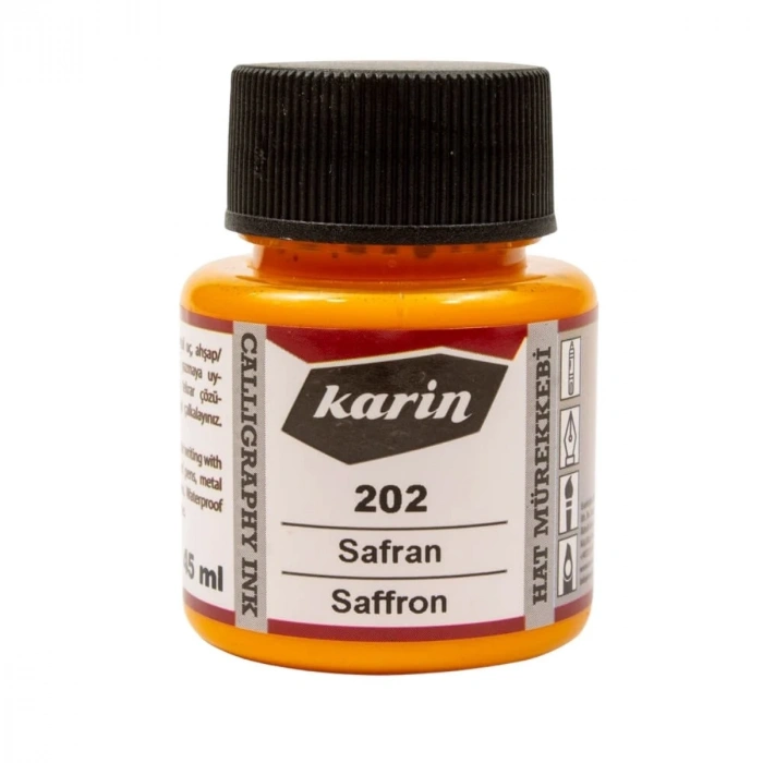Karin Hat Mürekkebi 45ml 202 Safran