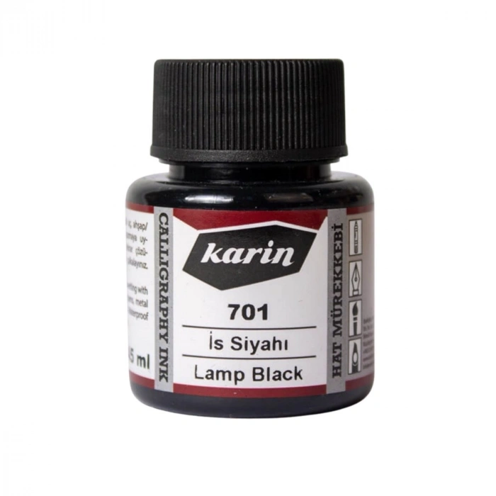 Karin Hat Mürekkebi 45ml 701 İs Siyahı