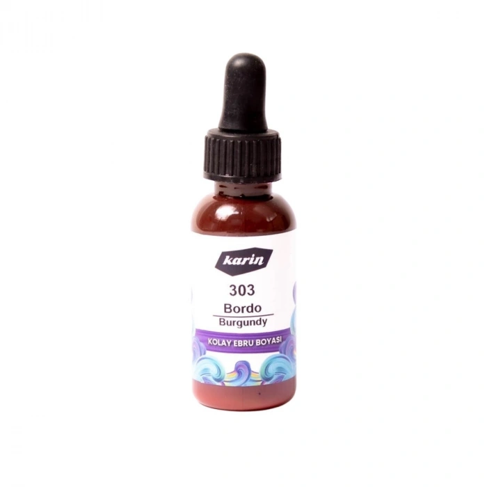 Karin Kolay Ebru Boyası 30ml 303 Bordo