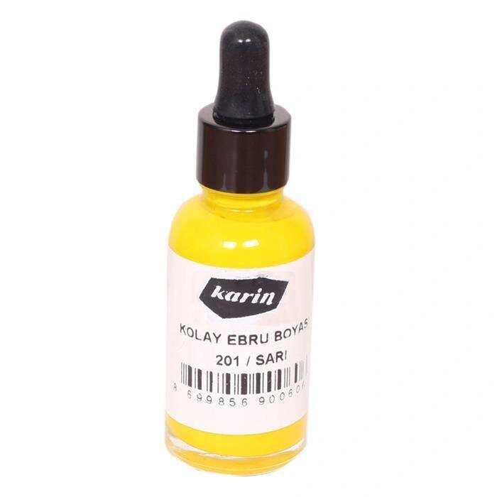 Karin Kolay Ebru Boyası 30ml - Sarı