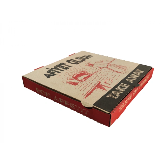 Karton Pizza Kutusu 24x24 cm ( 100 Adet )