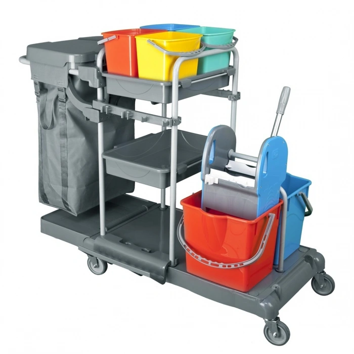 Kat Temizlik Arabası Plastik ( 1 Adet )