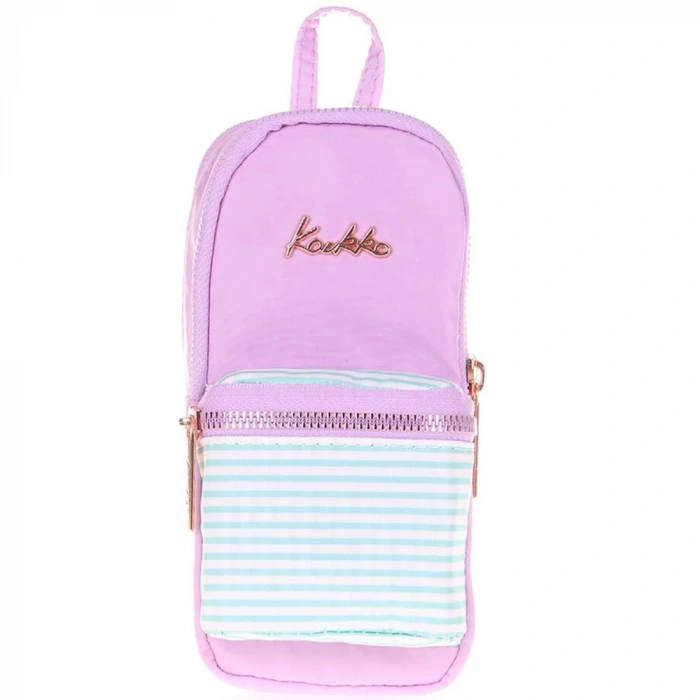 Kaukko Kalem Çantası Soft Floral Junıor Bag Vıolet K2441