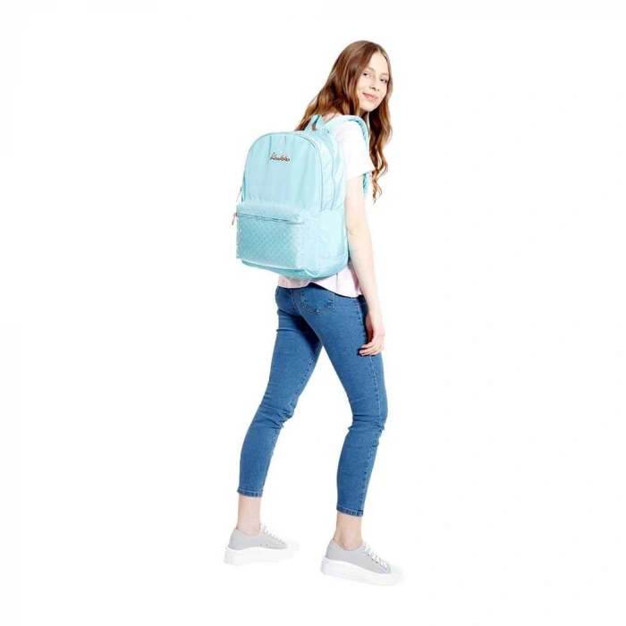 Kaukko Sırt Çantası Bright Kapitone-Turkuaz K1515