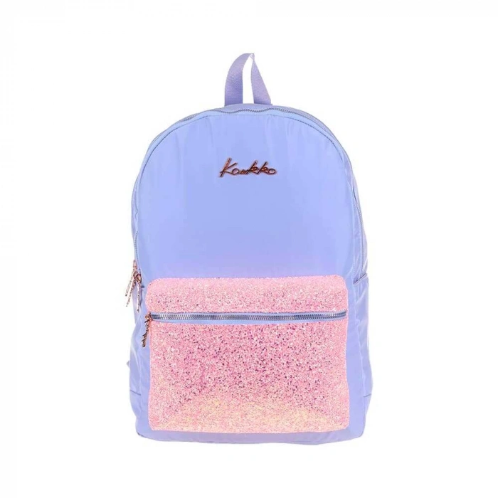 Kaukko Sırt Çantası Bright Taşlı-Floral Mavi