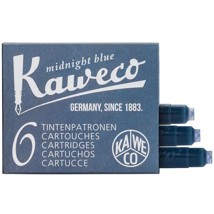 Kaweco Dolma Kalem Kartuşu 6lı MAVİ-SİYAH